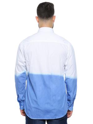 white ombre casual shirt - 17084587 - Standard Image - 3