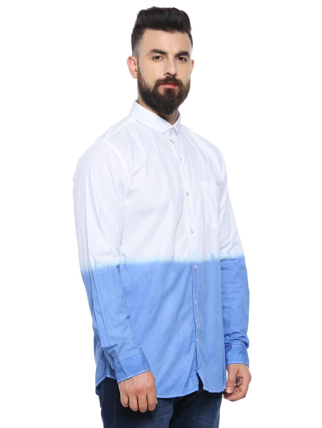 white ombre casual shirt - 17084587 - Zoom Image - 2