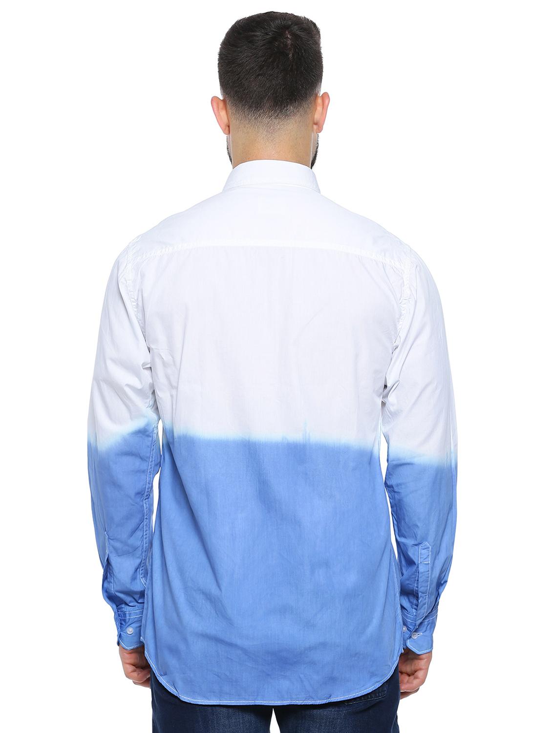 white ombre casual shirt - 17084587 - Zoom Image - 3