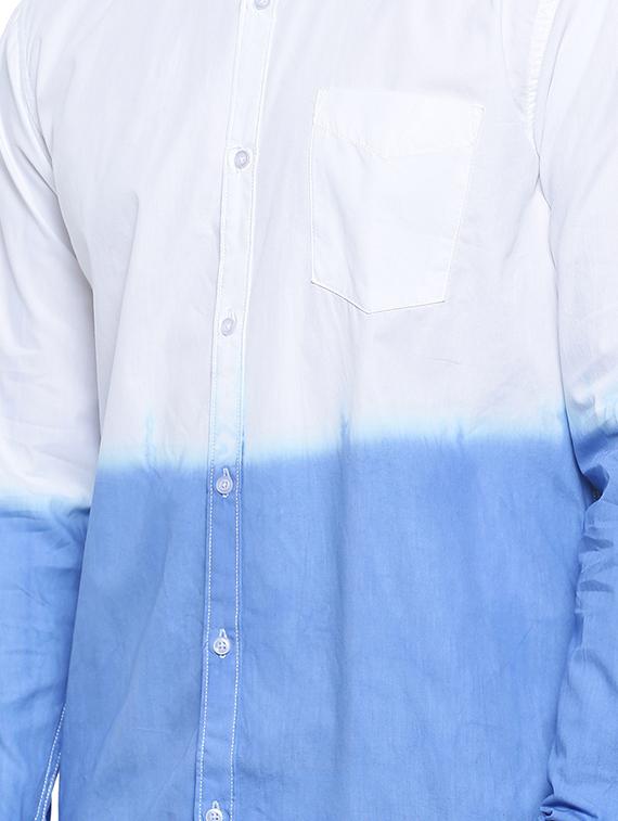white ombre casual shirt - 17084587 - Zoom Image - 5