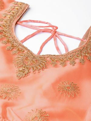 embroidered flared lehenga - 17084739 - Standard Image - 4