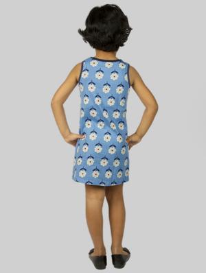 blue cotton frock - 17084759 - Standard Image - 3