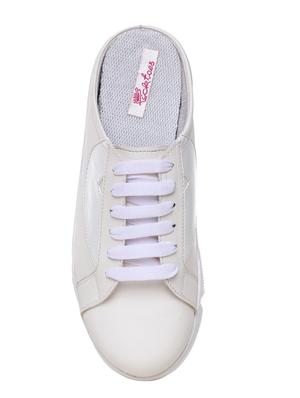white plimsolls sneakers - 17085006 - Standard Image - 4