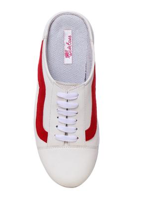red plimsolls sneakers - 17085009 - Standard Image - 4