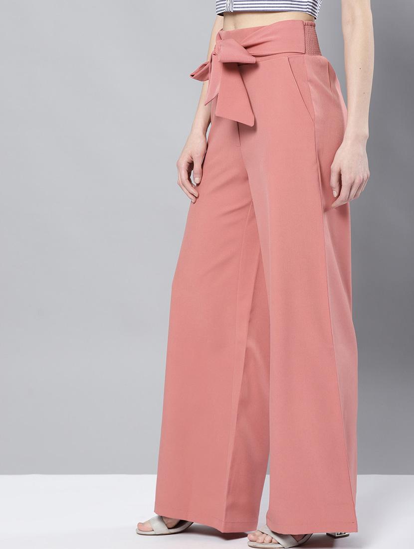 tie front wide leg trouser - 17085268 - Zoom Image - 2