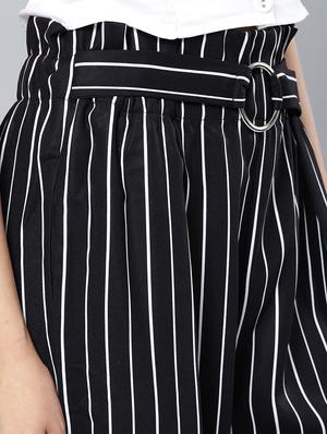 paper bag waist flat front trouser - 17085293 - Standard Image - 4
