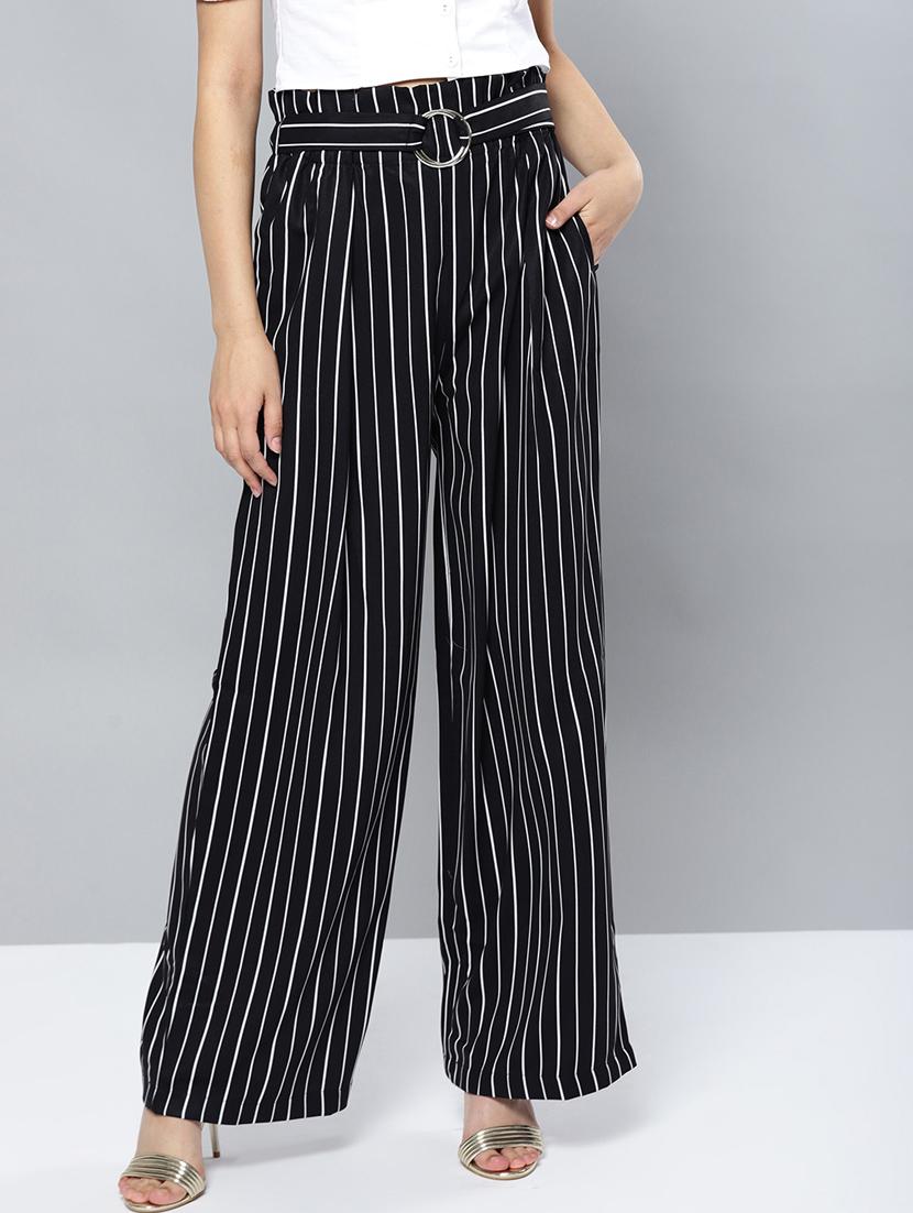paper bag waist flat front trouser - 17085293 - Zoom Image - 1