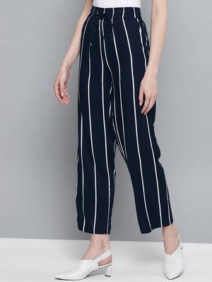 high rise striped trouser - 17085322 - Standard Image - 2