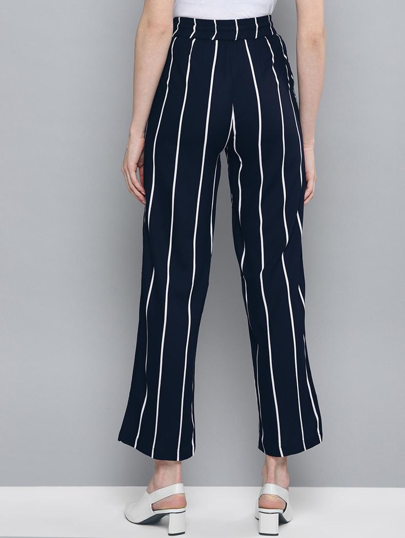high rise striped trouser - 17085322 - Zoom Image - 3