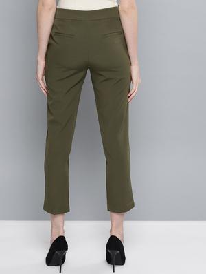 button detail crop pants - 17085334 - Standard Image - 3