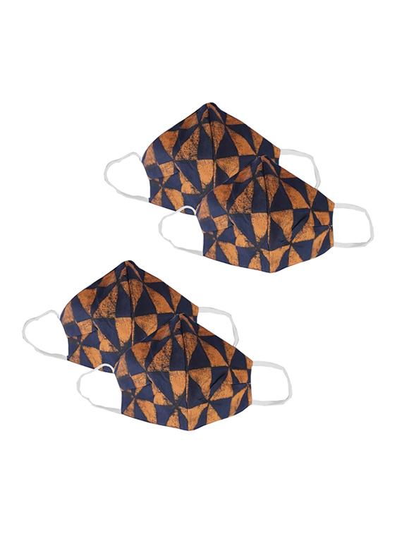 multi colored cotton anti-pollution women mask (pack of 4) - 17085362 - Zoom Image - 1