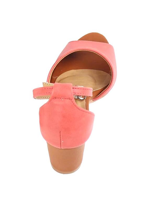 pink ankle strap sandals - 17085513 - Zoom Image - 3