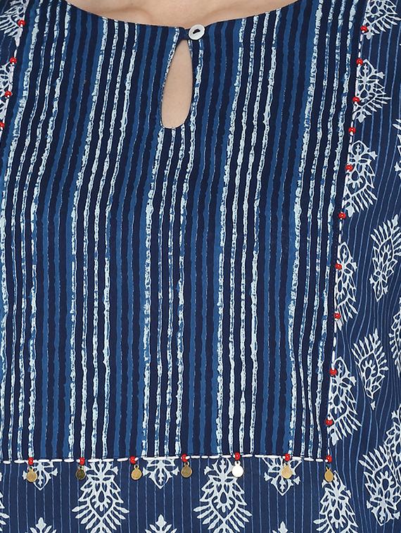 printed straight kurta - 17085522 - Zoom Image - 6