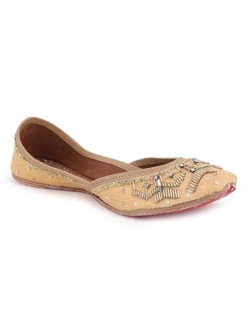 beige slip on jutis - 17085529 - Very Small Image - 1
