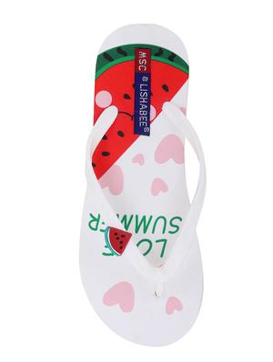 white toe separator flip flops - 17085533 - Standard Image - 4