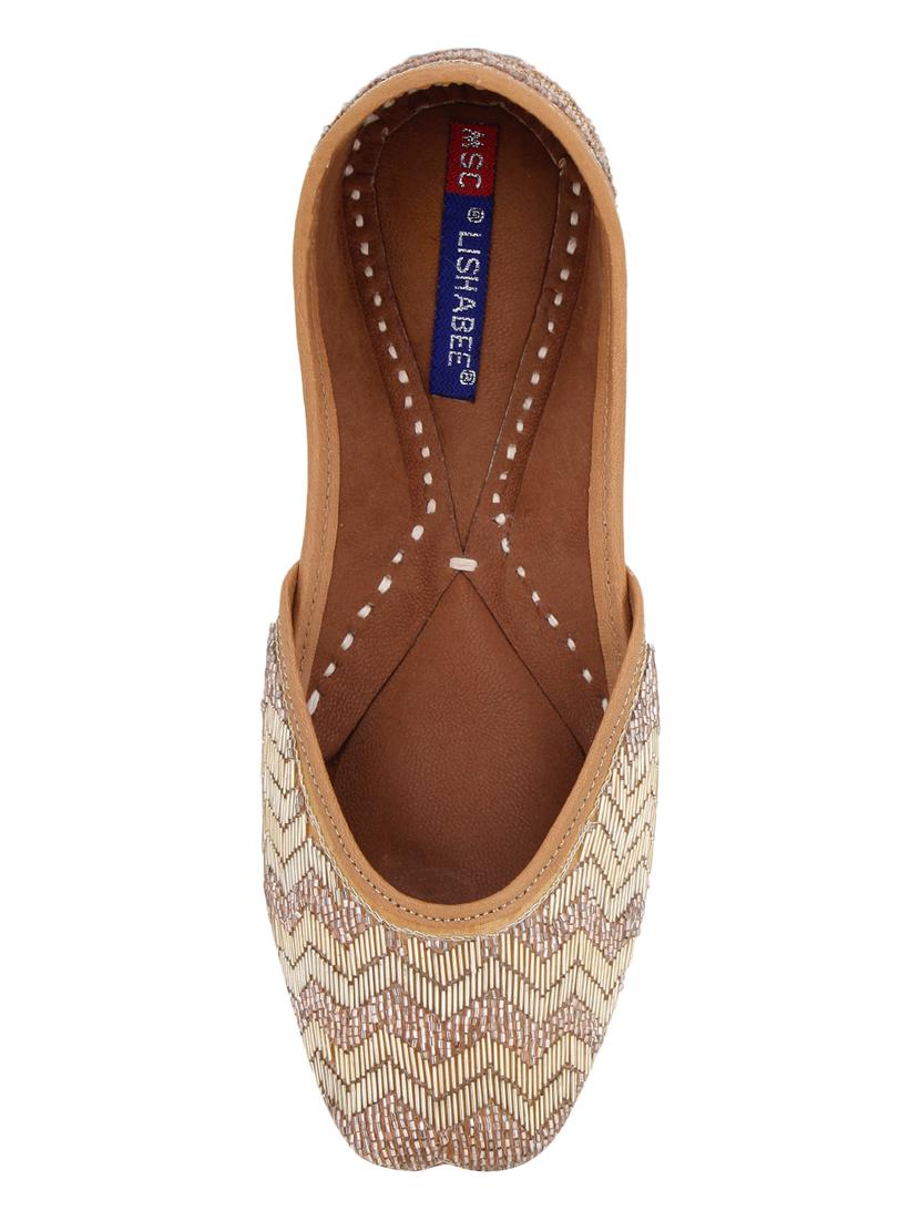 gold slip on jutis - 17085542 - Zoom Image - 4