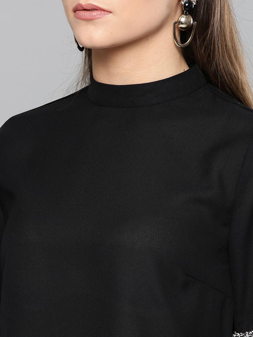 bell sleeves mock neck top - 17085647 - Zoom Image - 4