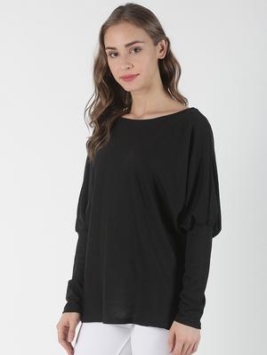 boat neck solid pullover - 17086044 - Standard Image - 2