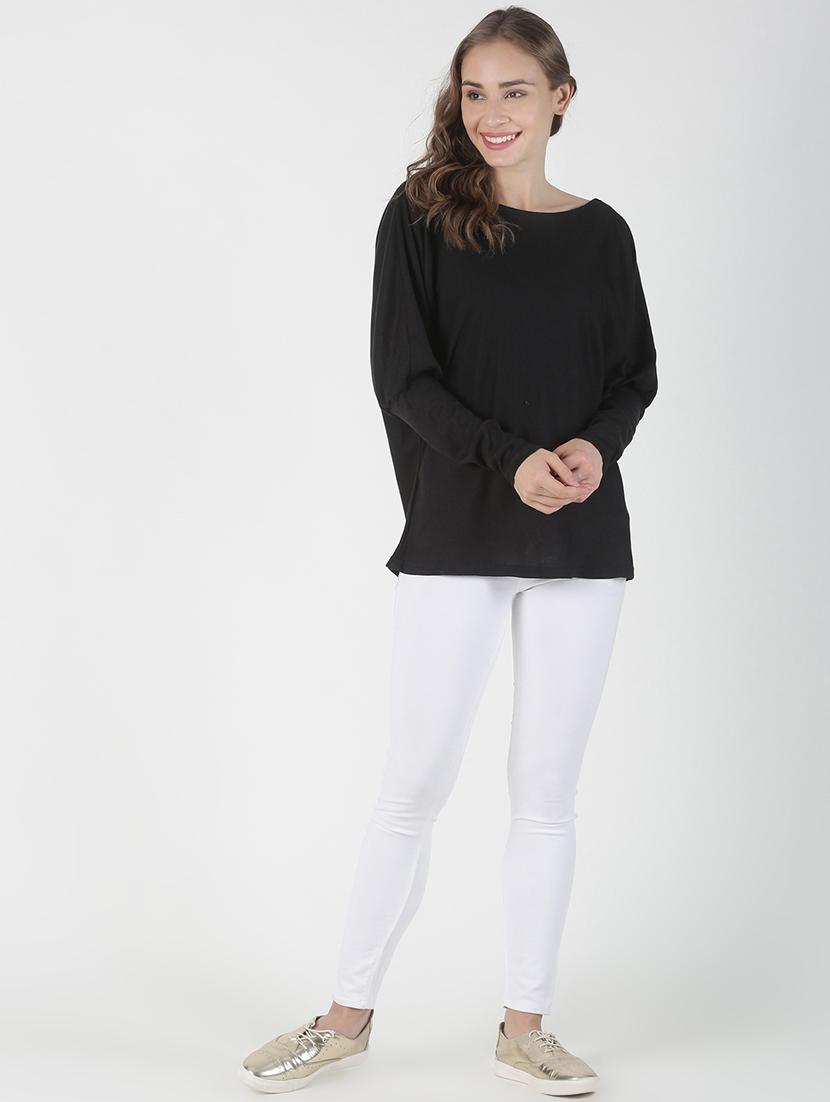 boat neck solid pullover - 17086044 - Zoom Image - 4