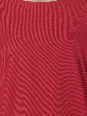 boat neck solid pullover - 17086046 - Standard Image - 5