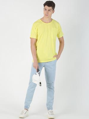 yellow solid pocket t-shirt - 17086068 - Standard Image - 4