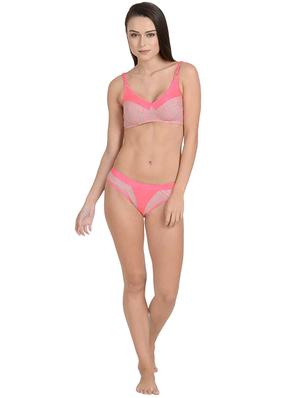 bow patch printed bra and panty set - 17086307 - Standard Image - 4