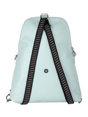 blue leatherette (pu) regular backpack - 17086668 - Standard Image - 2