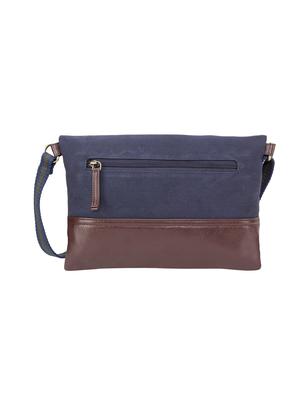 blue canvas regular sling bag - 17086670 - Standard Image - 2