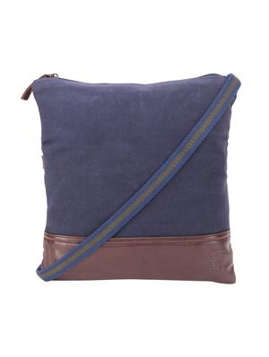 blue canvas regular sling bag - 17086670 - Standard Image - 5