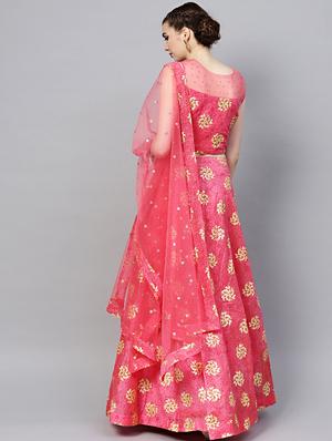 embellished flared lehenga - 17086681 - Standard Image - 3