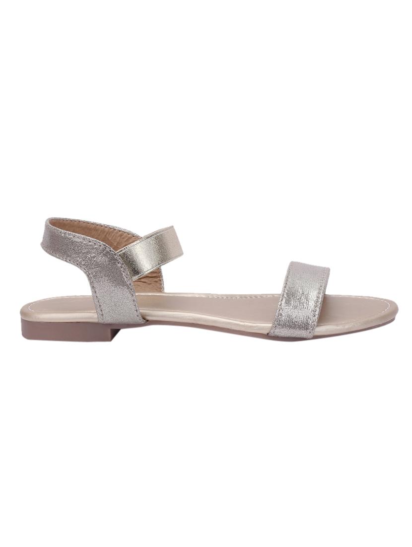 gold back strap sandals - 17086819 - Zoom Image - 2