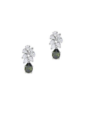 silver copper drop earring - 17086907 - Standard Image - 2