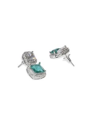 silver copper drop earring - 17086916 - Standard Image - 3