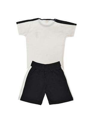white cotton blend track wear - 17087131 - Standard Image - 2