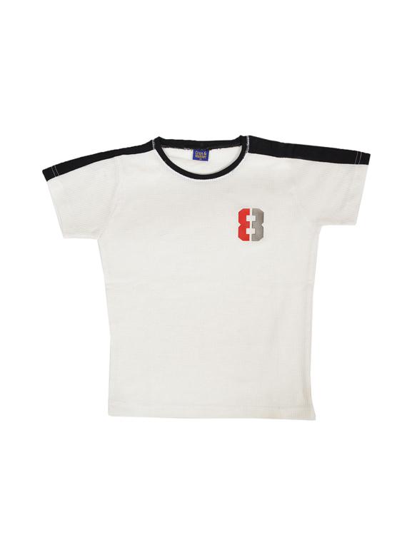 white cotton blend track wear - 17087131 - Zoom Image - 3