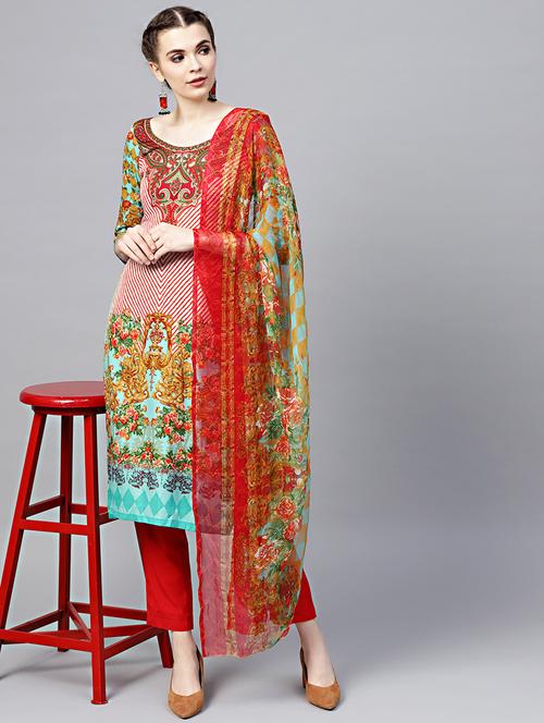 floral suit set - 17087625 - Standard Image - 1