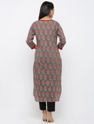 printed kurta pant set - 17087704 - Standard Image - 3