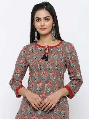 printed kurta pant set - 17087704 - Standard Image - 4