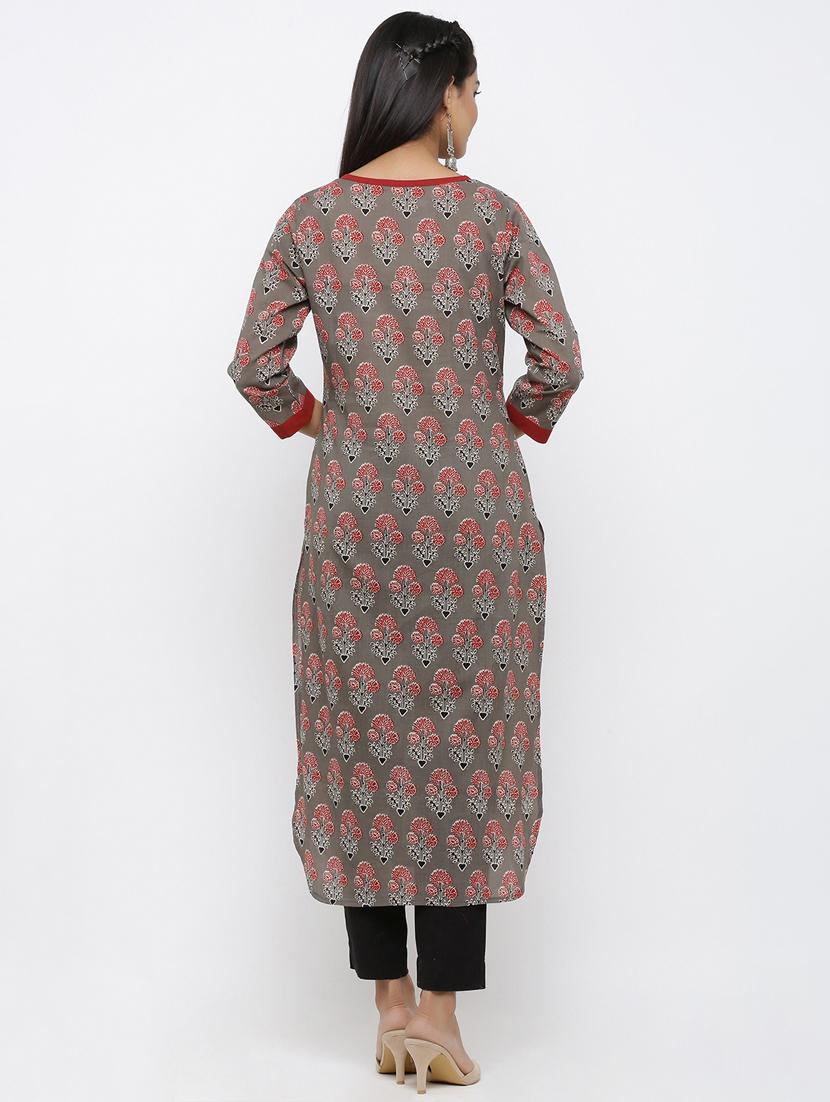 printed kurta pant set - 17087704 - Zoom Image - 3