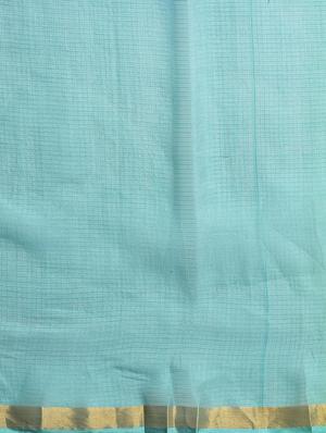 solid plain saree with blouse - 17087809 - Standard Image - 4