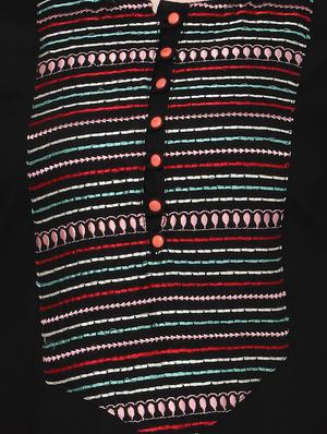 embroidered straight kurta - 17087974 - Standard Image - 5