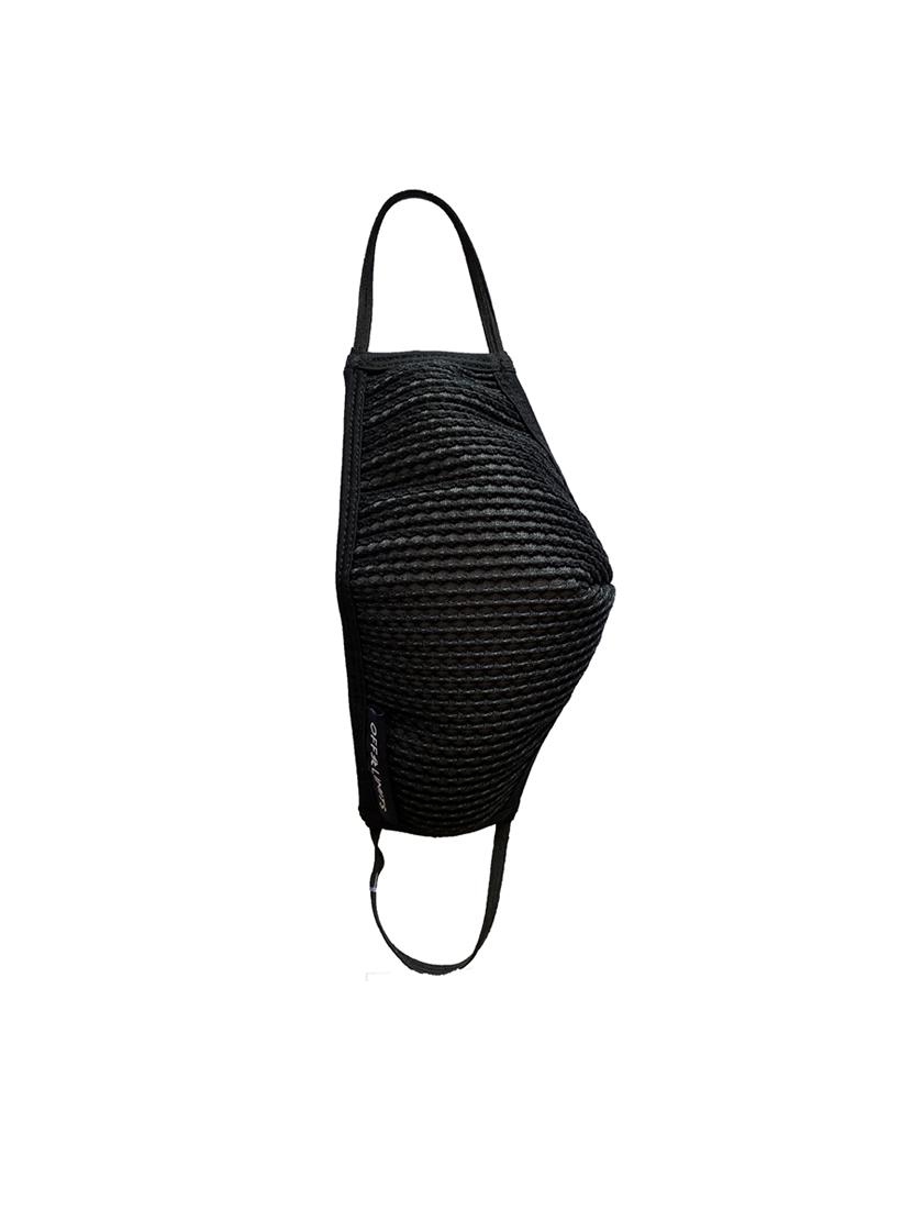 black soft poly fabric anti-pollution men mask (pack of 3) - 17088251 - Zoom Image - 3