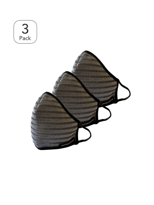 grey soft poly fabric anti-pollution men mask (pack of 3) - 17088252 - Standard Image - 1