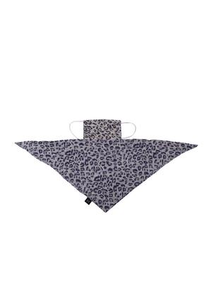 black viscose printed women mask - 17088279 - Standard Image - 4