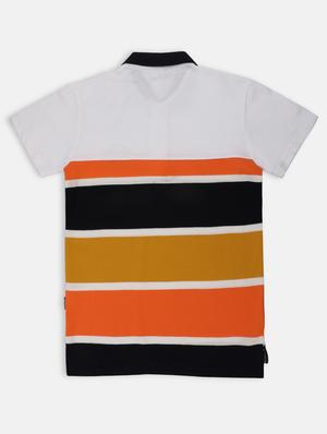 orange cotton t-shirt with free mask - 17088555 - Standard Image - 2