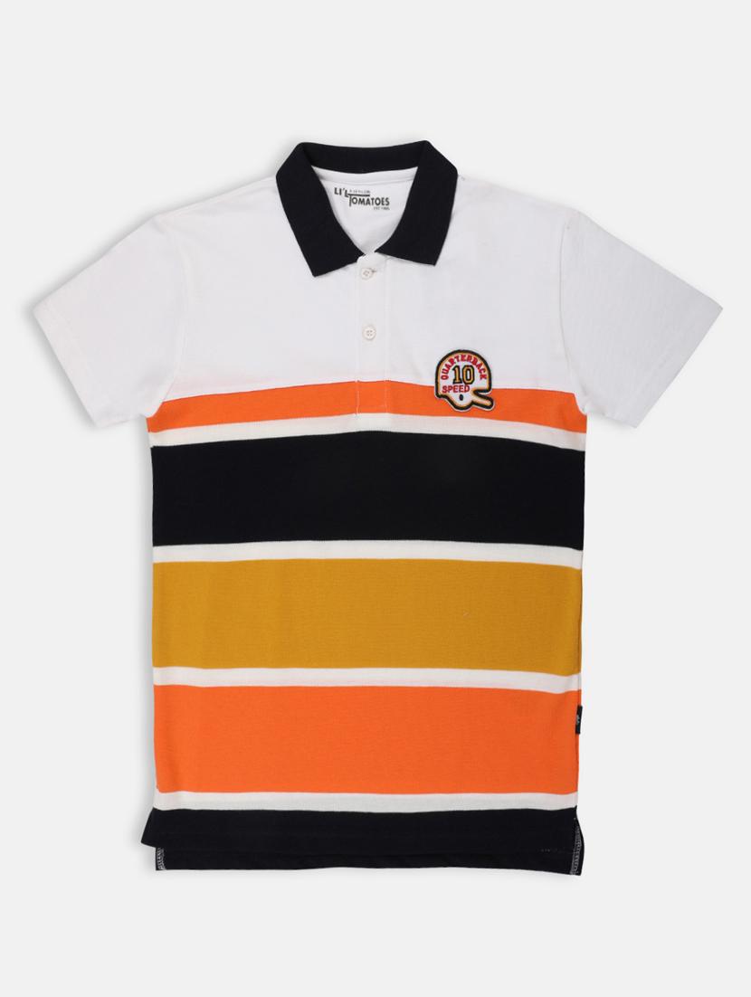 orange cotton t-shirt with free mask - 17088555 - Zoom Image - 1