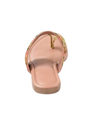 yellow one toe kolhapuris - 17088713 - Standard Image - 3