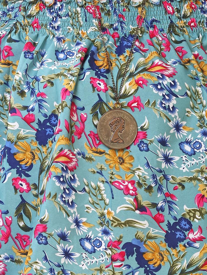 bell sleeves floral top - 17088875 - Zoom Image - 5