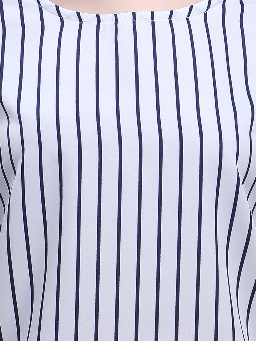 tulip sleeves striped top - 17088888 - Zoom Image - 5
