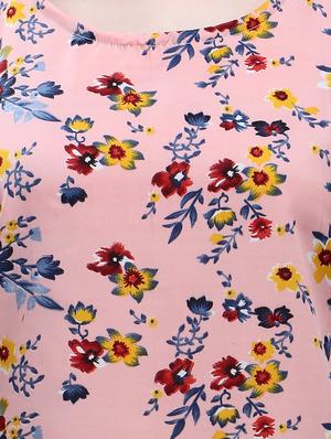 tulip sleeves printed top - 17088894 - Standard Image - 5